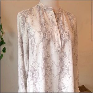 Snake Print Blouse